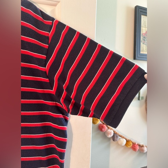 POLO RALPH LAUREN Men’s *RARE* Vintage XL Short Sleeve Cotton Polo BAND COLLAR - Picture 5 of 12